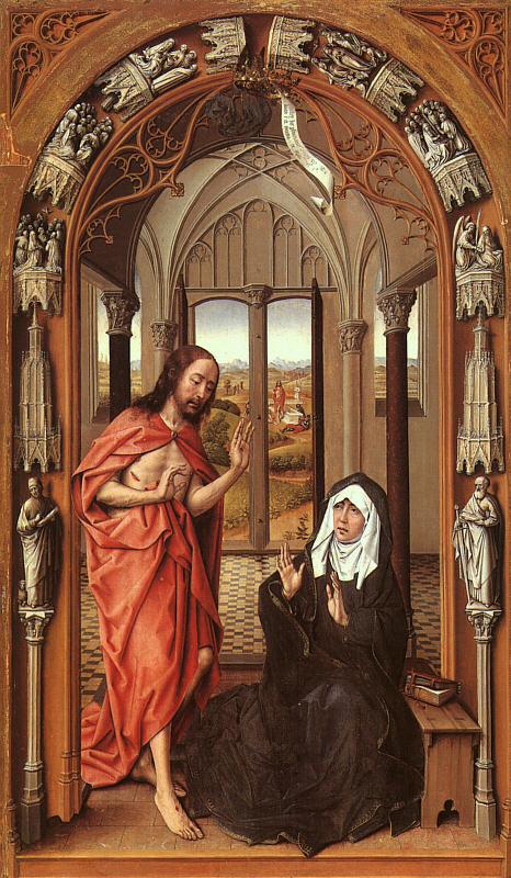 WEYDEN, Rogier van der Christ Appearing to His Mother, approx oil painting image